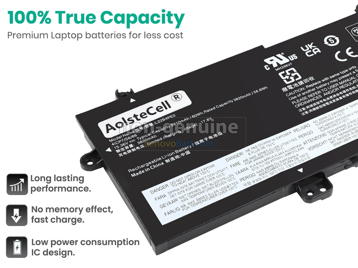 Lenovo THINKBOOK 14 G6 IRL-21KG0076MH battery replacement