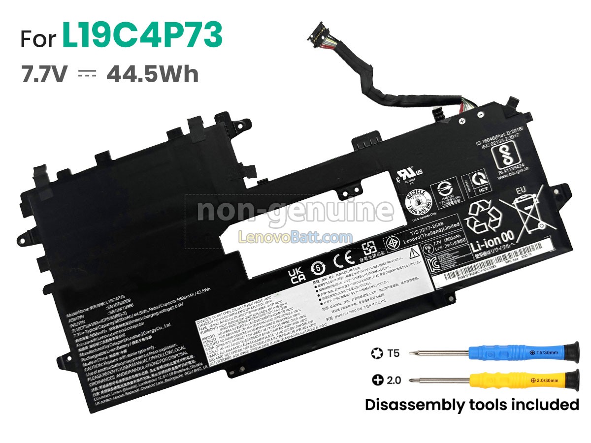 Lenovo L19C4P74 battery replacement