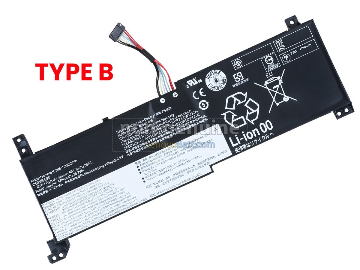 Lenovo IdeaPad 3-17ITL6-82H9 battery replacement