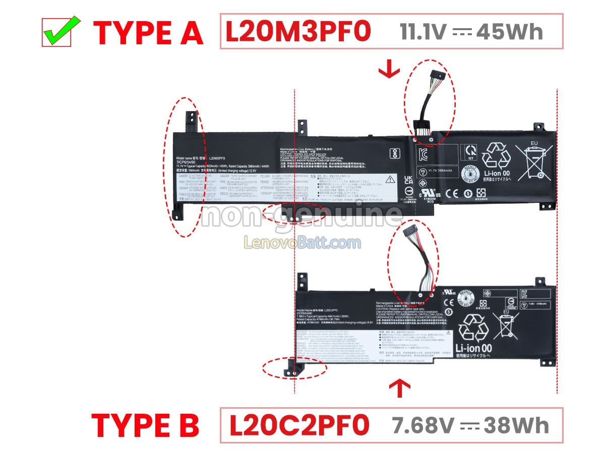 Lenovo IdeaPad 3-17ITL6-82H9 battery replacement