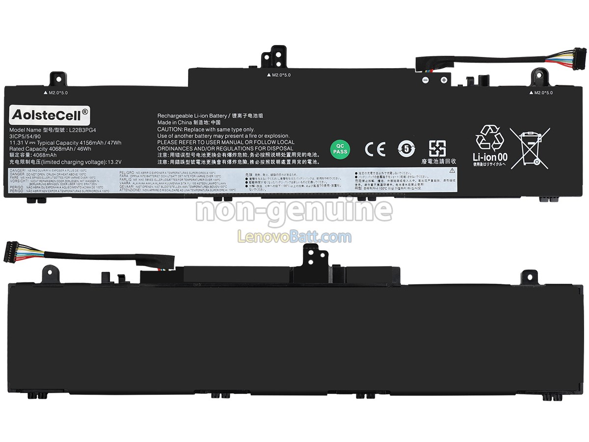 Lenovo L22B3PG4 battery replacement