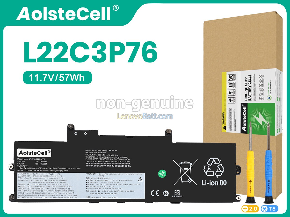 Lenovo L22D3P78 battery replacement