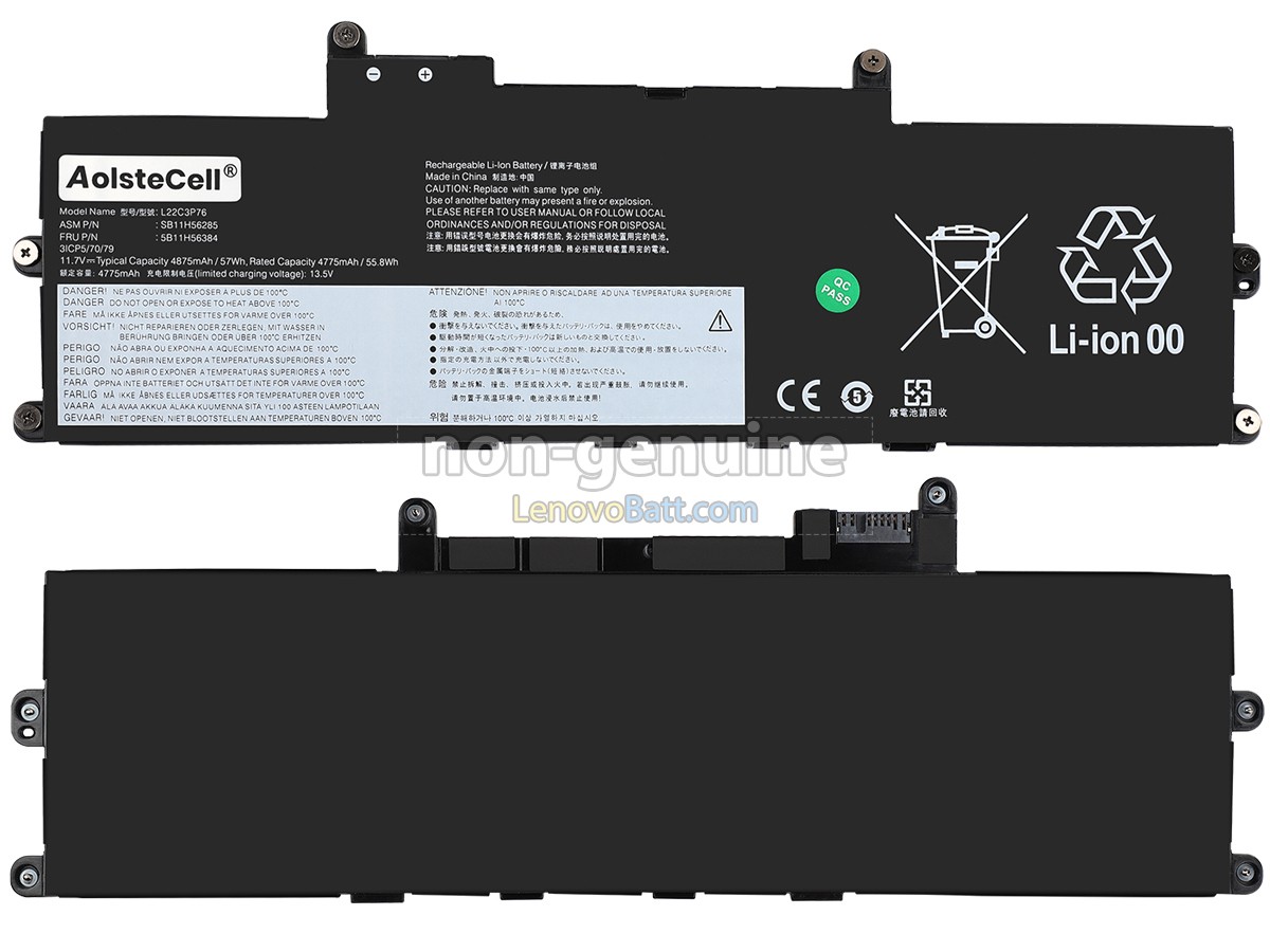 Lenovo L22D3P78 battery replacement