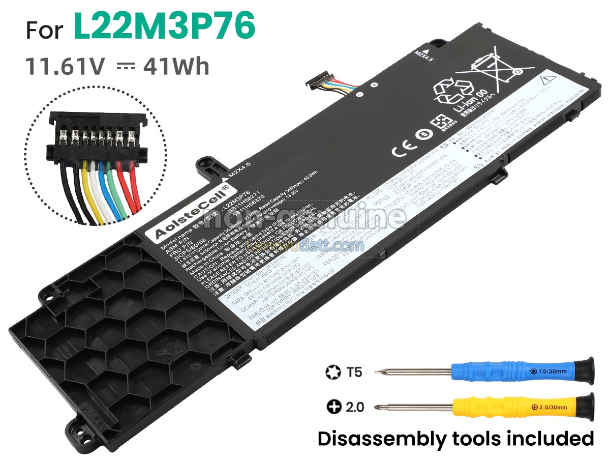 Lenovo L22D3P76 battery replacement