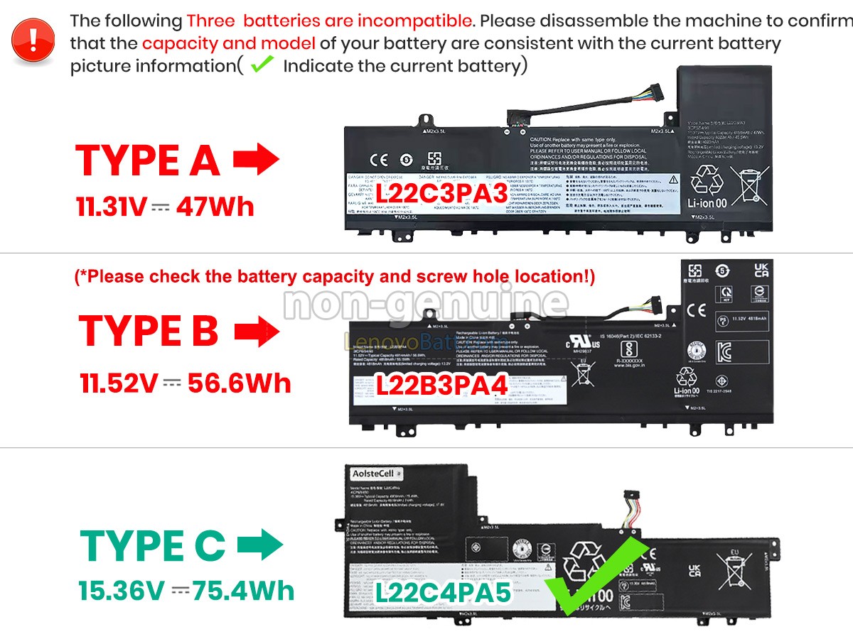 Lenovo IdeaPad SLIM 5 16ABR8-82XG0024BM battery replacement