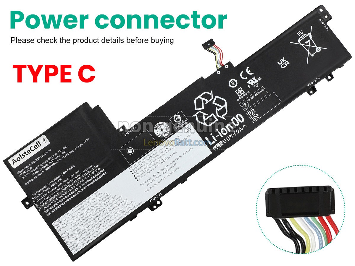 Lenovo IdeaPad SLIM 5 16ABR8-82XG0024BM battery replacement