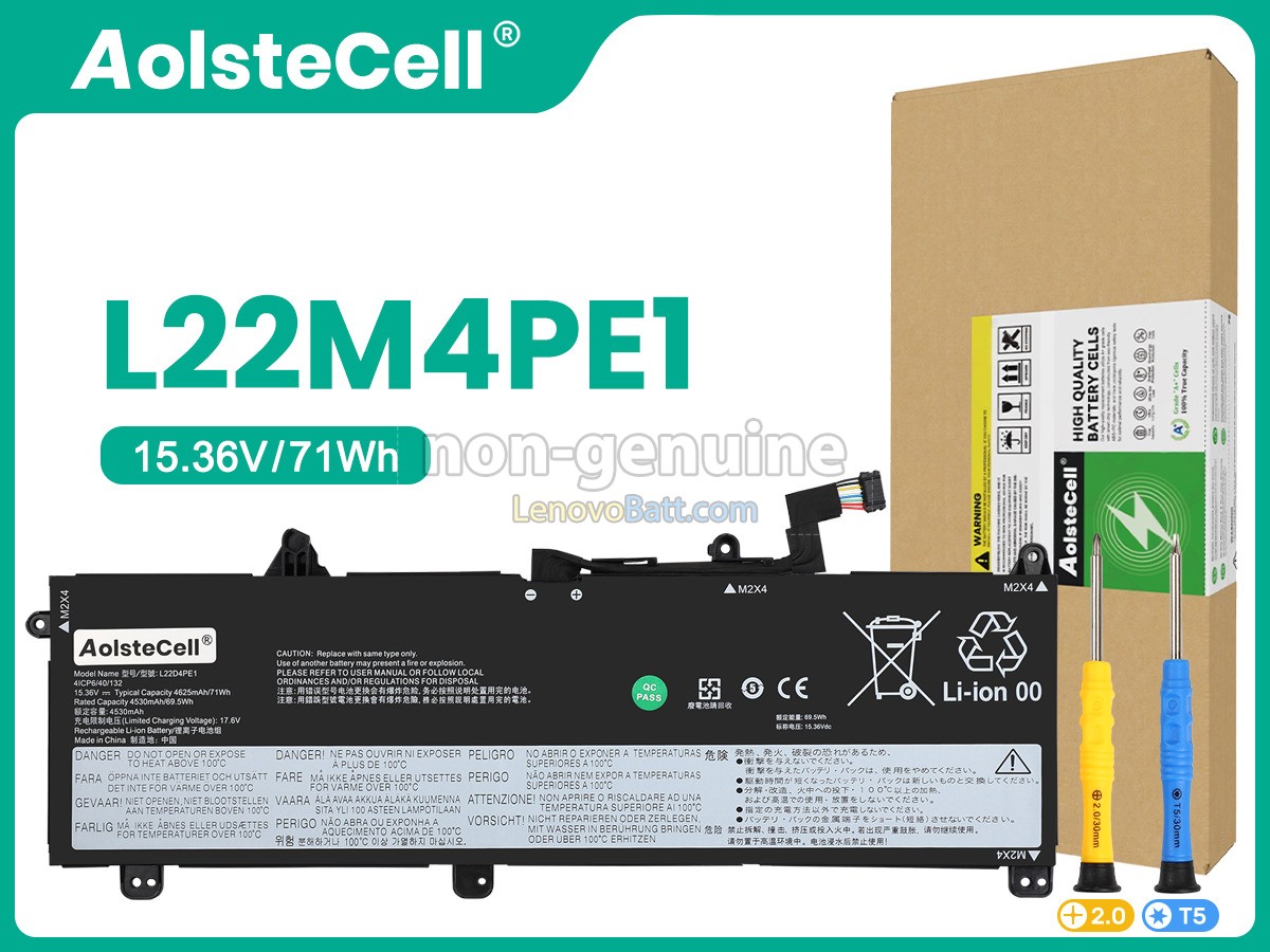 Lenovo L22M4PE1 battery replacement